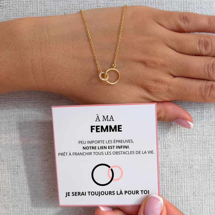 À Ma Femme - Collier Lien Infini